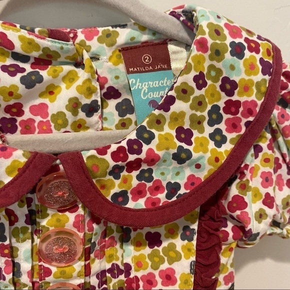 Matilda Jane character counts Russian dolls dress, Sz 2 - Picture 3 of 6